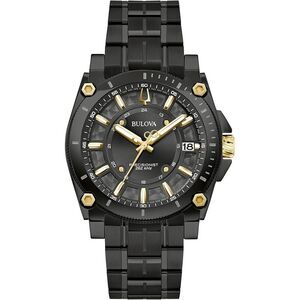 Bulova Icon High Performance Black Ion Chronograph Mens Watch